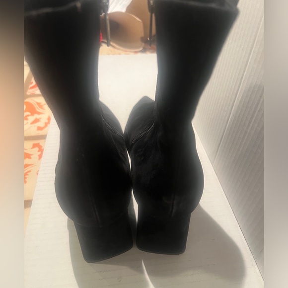 AGL Mimma Pointed Toe Block Heel Black Suede Women’s Bootie SIZE 41EU 9.5US - Picture 15 of 16
